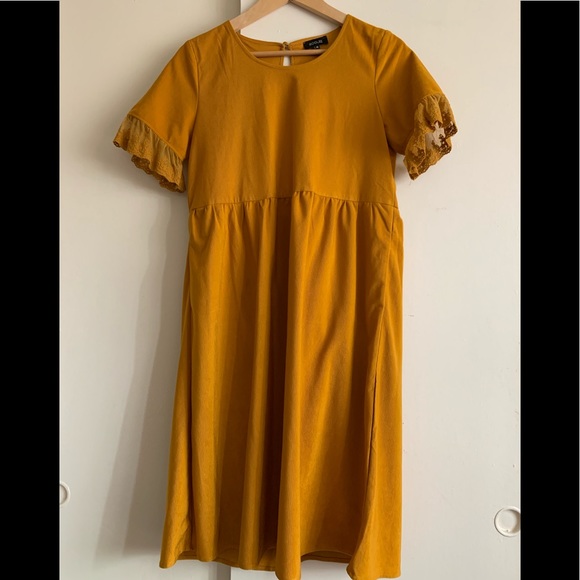 Roolee yellow midi dress - Picture 1 of 1